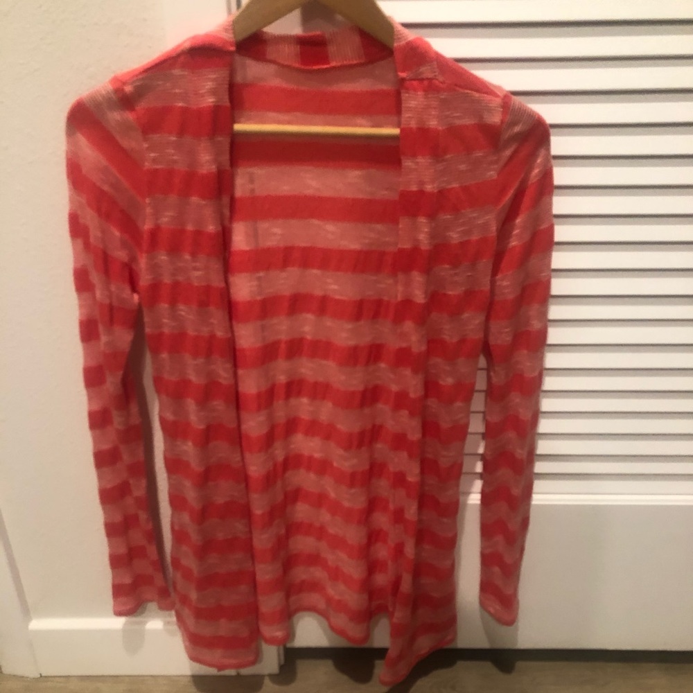 Striped cardigan